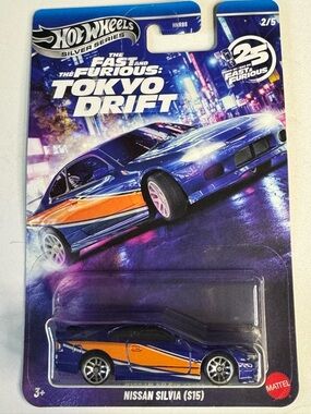 Hot Wheels Silver Series Fast and Furious Tokio Drift NISSAN SILVIA (S15) 2/5